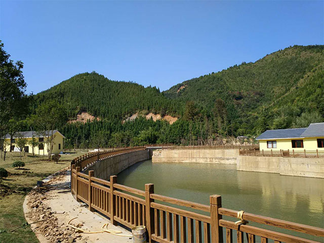 大理石河堤護(hù)欄